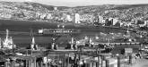 Port of Valparaíso in Chile