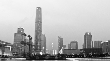Port of Guangzhou in China