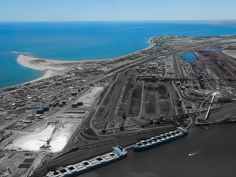 The largest seaports in Australia